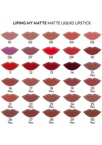 Golden Rose Liping My Matte No:29 - Ruj fiyatları