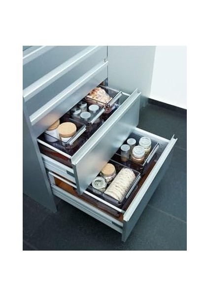 M-E27-40-25 Düzenleyici Raf, Şeffaf Siyah modelleri