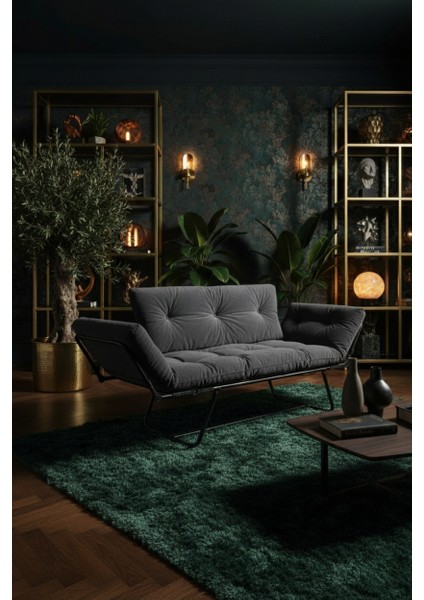 California Style Premium Katlanır Yataklı Ikili Kanepe – Modern Mekanizmalı Minderli Çekyat Berjer Koltuk modelleri