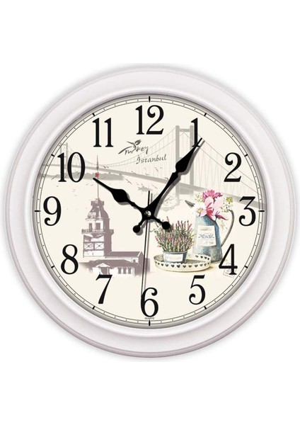 57893 Duvar Saati, 35 cm Çapında