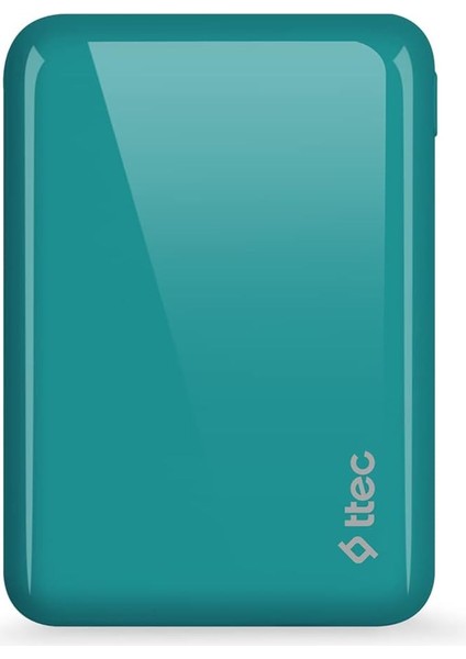 2BB156TZ Recharger Taşınabilir Şarj Aleti / Powerbank, 10.000 Mah, Turkuaz