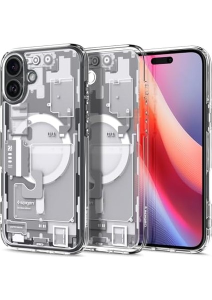 16 Ince Kılıf Ultra Sararma Karşıtı Duraclear™ Hava Kanalı Teknolojisi™ Askeri Sınıf Koruma Magfit Zero One Tasarım Kapak - ACS08079 fiyatları