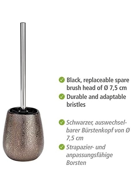 Marrakesh Klozet Takımı, Tuvalet Fırçası Tutucu, Seramik, Ø 12,5 x 41 Cm, fiyatları