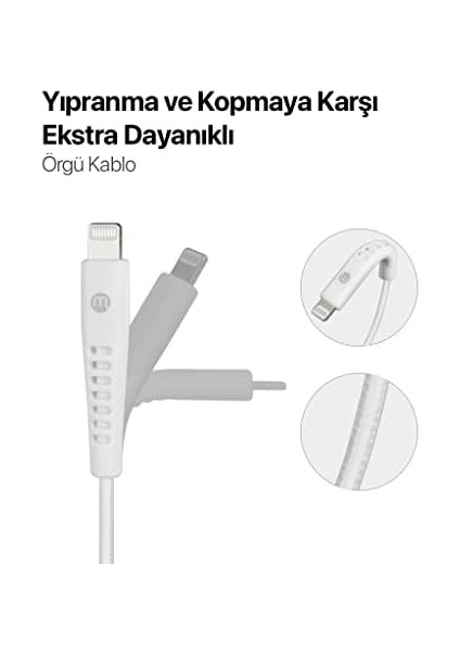 Usb-C - 3A Şarj Kablosu 300CM-BEYAZ fiyatları