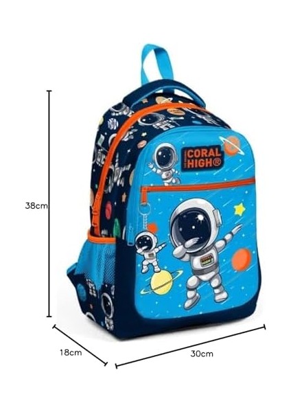 Üç Gözlü Erkek Çocuk Ilk ve Orta Okul Çantası - Lacivert Mavi modelleri