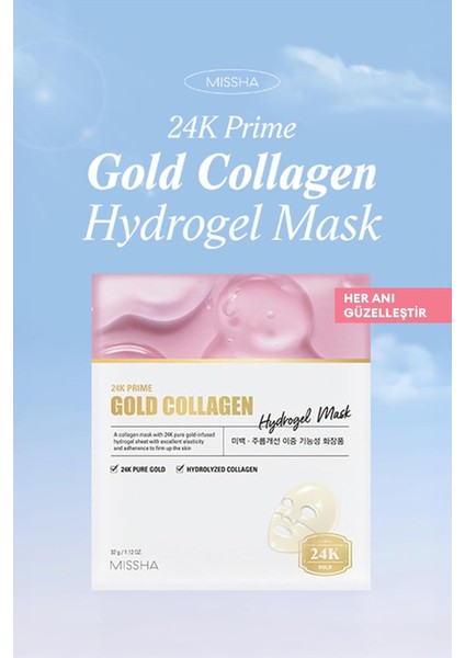 Mıssha 24 K Altın ve Kolajen Içeren Kırışıklık Karşıtı Hidrojel Maske modelleri