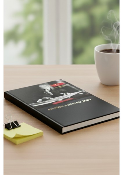 2026 Günlük Ajanda - Atatürk ve Cumhuriyet Temalı - Öğretmenler Günü Hediyesi