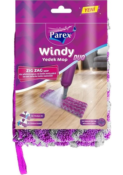 Windy Duo Zigzag Yedek Mop