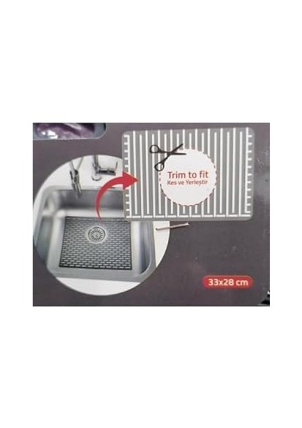 Dikdörtgen Silikon Lavabo Buzluk Matı 33X28 cm Renk 1 Adet GP115 fiyatları