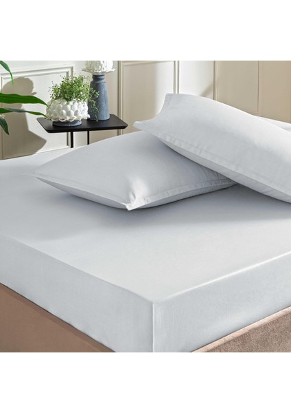 Çift Kişilik Çarşaf Seti Gri