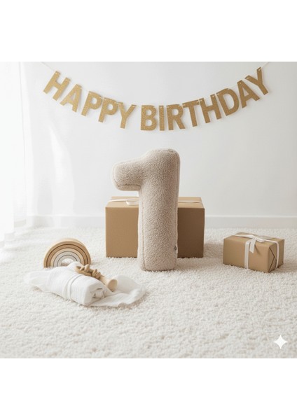 Morbido 1 Rakamı, Yastık, Kırlent, Elyaf Dolgulu, Welsoft , 40 cm fiyatları