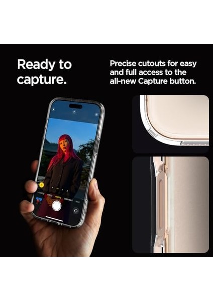 16 Pro Max Ince Kılıf Ultra Sararma Karşıtı Duraclear™ Hava Kanalı Teknolojisi™ Askeri Sınıf Koruma Frost Clear Mat Kapak - ACS07993 fiyatları