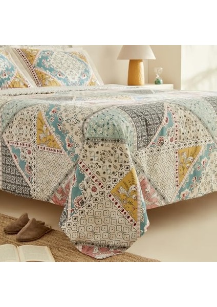 EDELLA%100 Pamuk Tek Kişilik Nevresim Takımı Multicolor fiyatları