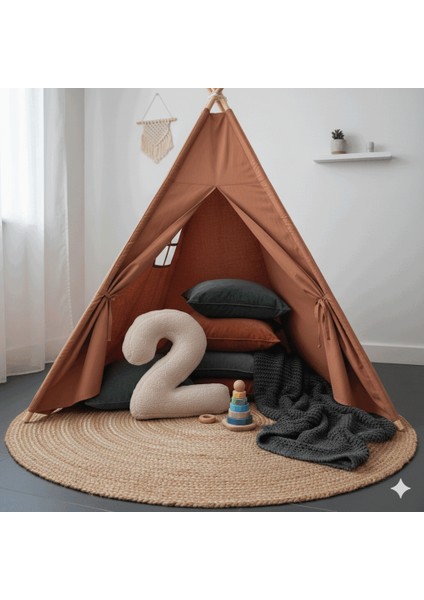 Morbido 2 Rakamı, Yastık, Kırlent, Elyaf Dolgulu, Welsoft , 40 cm fırsatları