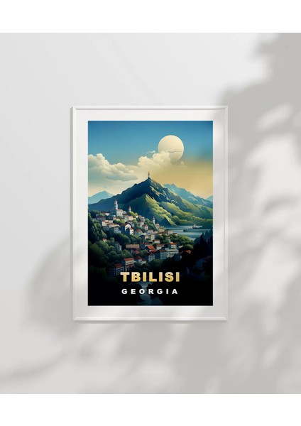 Çerçevesiz Poster Gürcistan’ın Büyüleyici Başkenti Tiflis fiyatları