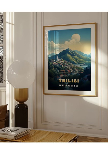 Çerçevesiz Poster Gürcistan’ın Büyüleyici Başkenti Tiflis fırsatları