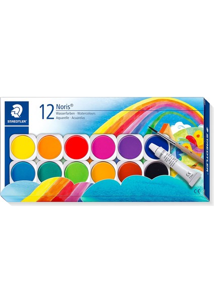 888 NC12 Noris Clup Sulu 12'li 1 Tüp Opak Beyaz ve Fırça