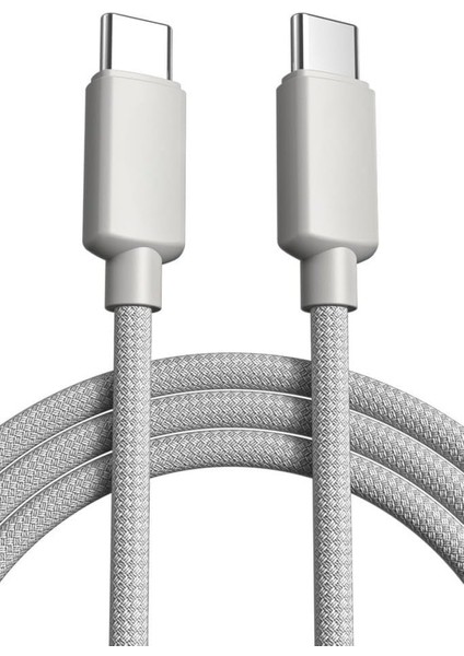 Monde 100W Örgülü Type C To Type C Spk-10 1mt Data ve Şarj Kablosu