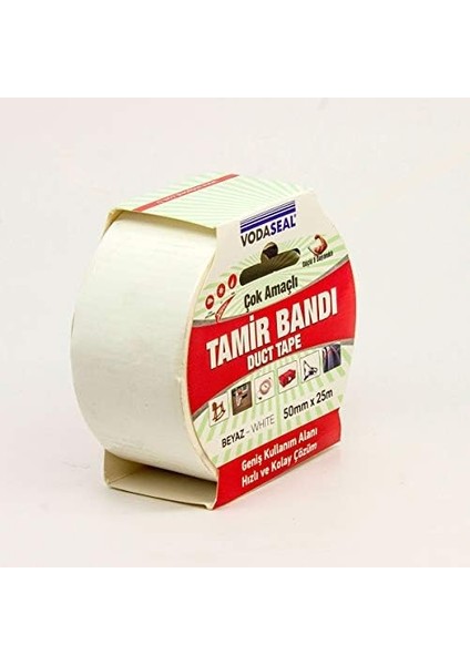 Çok Amaçlı Tamir Bandı, 50MMX25MT, Beyaz fiyatları