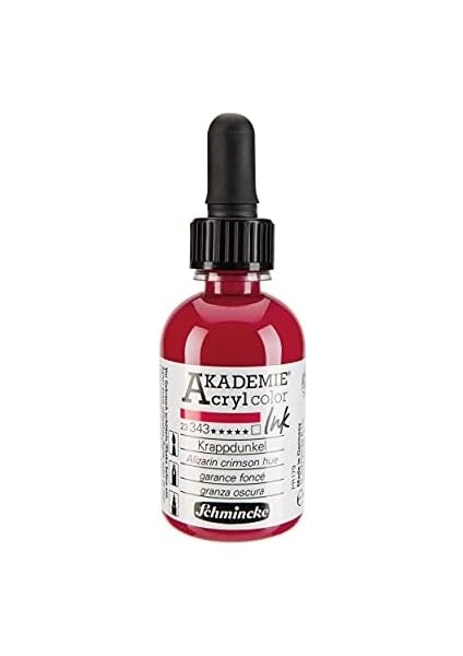 Akademie Akrilik Mürekkep 50 ml 343 Alizarin Crimson Hue modelleri