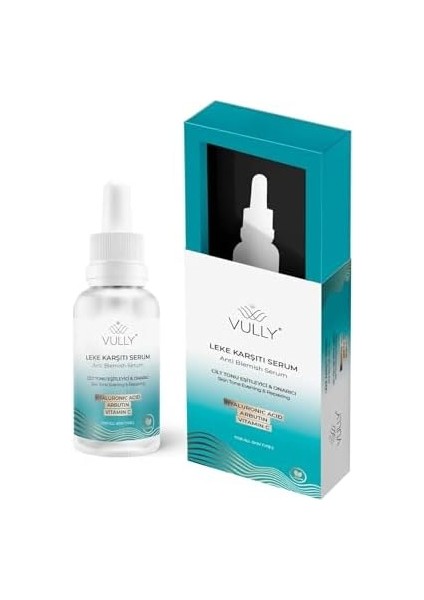 Vully Cilt Tonu Eşitleyici Onarıcı Leke Karşıtı Serum 30ML Yüzde Iki Arbutin Yüzde Iki Hyaluronic Yüzde Iki Vitamin C