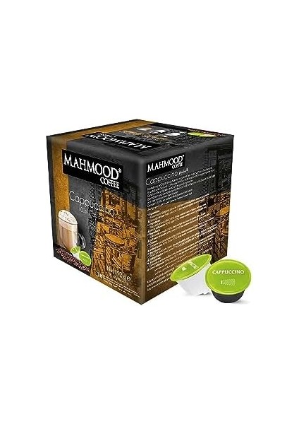 Mahmood Coffee Cappuccino Kapsül Kahve, Dolce Gusto Uyumlu, 24GR (8'li Paket) modelleri