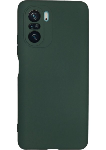 Ieg Xiaomi Poco F3 Kılıf Nano Içi Kadife Silikon - Koyu Yeşil