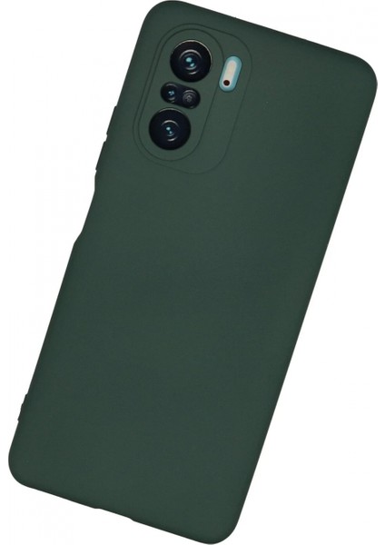 Ieg Xiaomi Poco F3 Kılıf Nano Içi Kadife Silikon - Koyu Yeşil modelleri