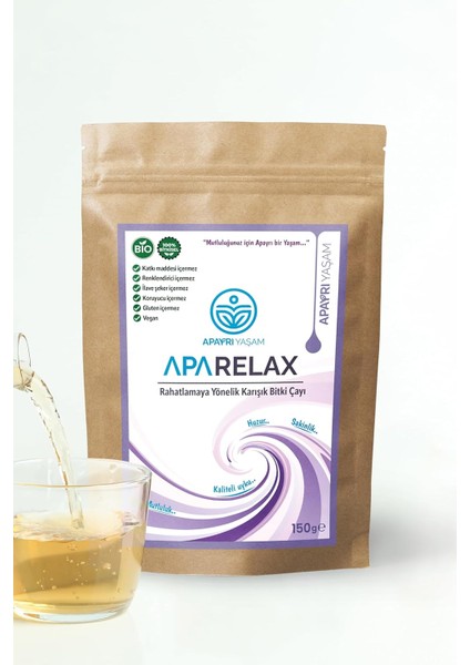 Apayrı Yaşam Relaxçayı Bio Çay Karışımı% 100 Bitkisel Aparelax modelleri