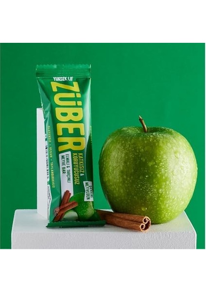 Züber Elmalı, Tarçınlı Meyveli Bar, 40G x 12 Adet