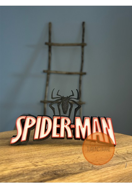 Spider Man Örümcek Adam Marvel Avengers Logo Masaüstü Dekor Figür Hediyelik Koleksiyon 17 cm