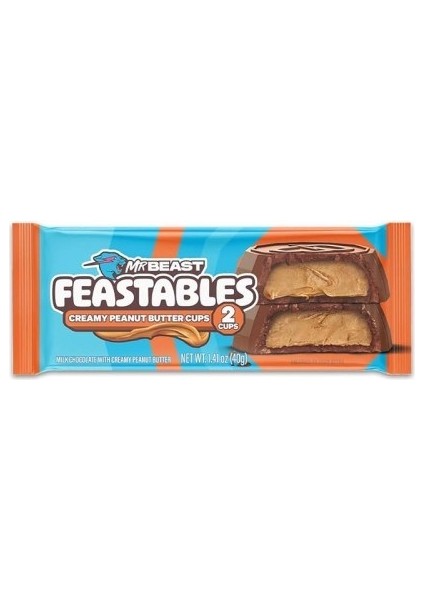 Mr Beast Feastables Creamy Peanut Butter Cups 40 gr