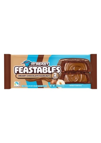 Mr Beast Feastable Hazelnut Cup 40G