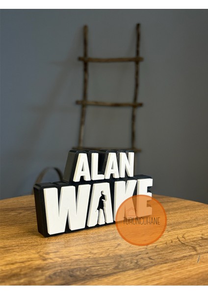 Alan Wake Logo Gamer Odası Masaüstü Dekor Figür Hediyelik Playstation Xbox Koleksiyon 15 cm fiyatları