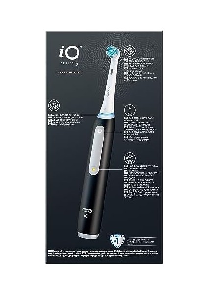 Oral-B Io 3 Şarjlı Diş Fırçası - Siyah fiyatları