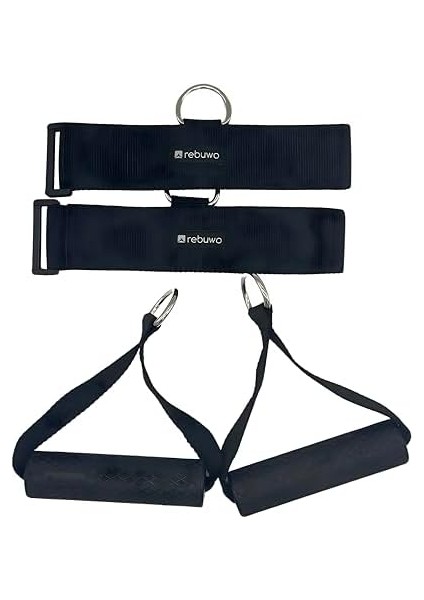 Rebuwo 3x Pro Direnç Egzersiz Seti Ev Fitness Için Çok Amaçlı Taşınabilir Egzersiz Aleti Üst Vücut Alt Vücut Çalıştırma Aparatı fiyatları
