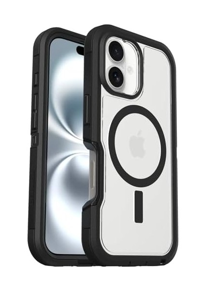 16 Uyumlu Series Xt Kılıf, Darbeye Karşı Kılıf, Şeffaf/siyah modelleri