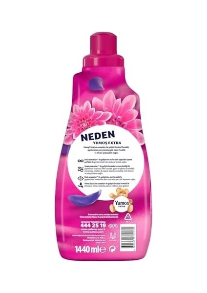 Yumoş Extra Konsantre Çamaşır Orkide 1440 ml