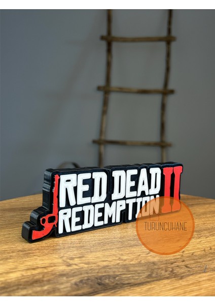 Red Dead Redemption 2 Arthur Morgan Logo Masaüstü Dekor Figür Hediyelik Playstation Xbox 17 cm fiyatları