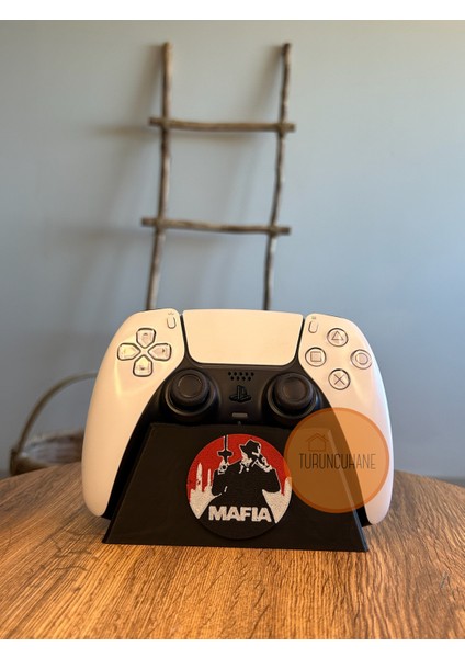 Mafia Logolu Kol Standı Ps5 Dualsense Ps4 Dualshock Gamer Aksesurarı