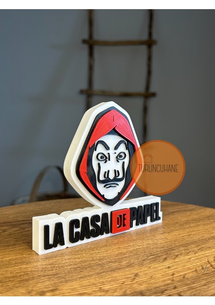 La Casa De Papel Logo Masaüstü Dekor Figür Hediyelik Koleksiyon 17 cm fiyatları