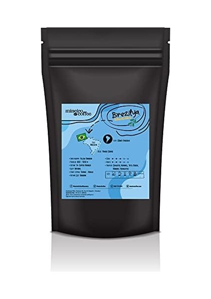 Mineiro Coffee Brezilya Yellow Bourbon Single Origin Moka Pot Kahve 250 gr