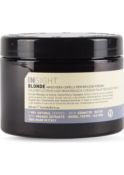 Insıght Cold Reflections Saç Parlatıcı Saç Maskesi 400 Mililitre