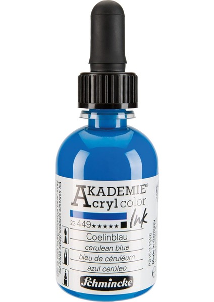 Akademie Akrilik Mürekkep 50 ml 449 Cerulean