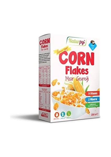 Naturpy Glutensiz Mısır Gevreği Corn Flakes