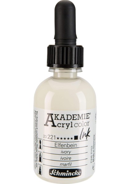 Akademie Akrilik Mürekkep 50 ml 221 Ivory