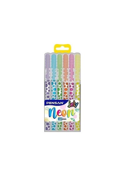 Pensan Jel Kalem Jely Neon Krş 6 Lı 2801-12-PKT