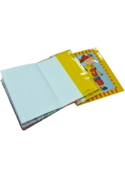 Alfa Hazır Kaplık Defter Kabı Caillou Simli A4-25-Lı-Pkt
