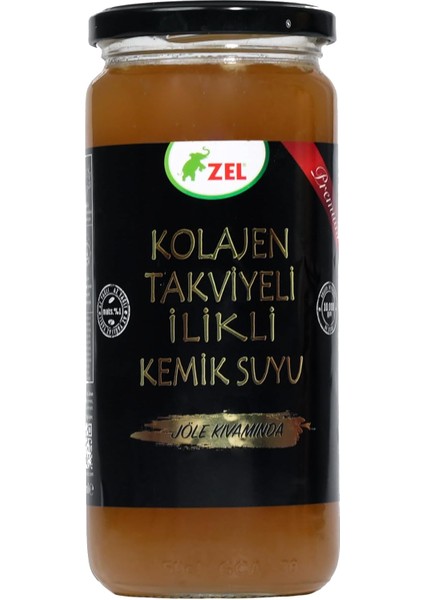 Zel Kolajen Takviyeli Ilikli Kemik Suyu 480 ml