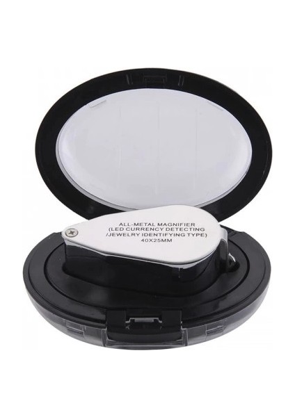 Kontrol, Için Özel Kutulu Metal Işıklı Lup 40X25